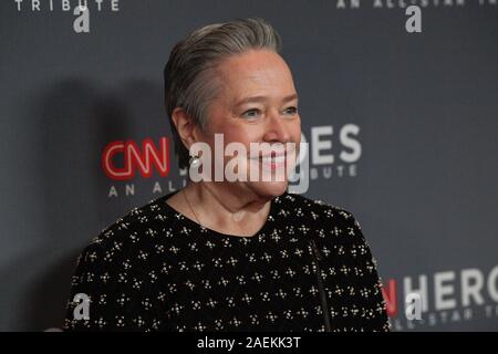 NEW YORK, NY - DECEMBER 08: Kathy Bates attends the 13th Annual CNN Heroes at the American Museum of Natural History on December 08, 2019 in New York Stock Photo
