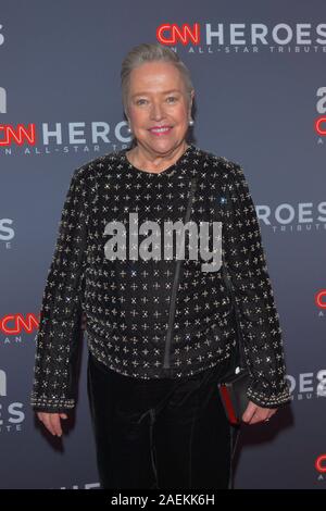 NEW YORK, NY - DECEMBER 08: Kathy Bates attends the 13th Annual CNN Heroes at the American Museum of Natural History on December 08, 2019 in New York Stock Photo