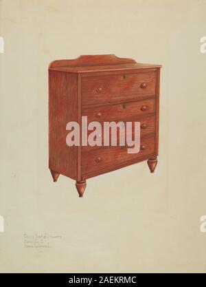 Norma Lockwood, Chest of Drawers, c 1939 Chest of Drawers; circa 1939 date Stock Photo