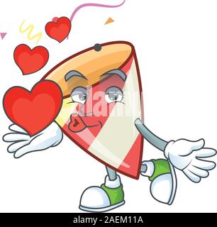 Cartoon illustration of colorful heart exploding Stock Vector Image ...