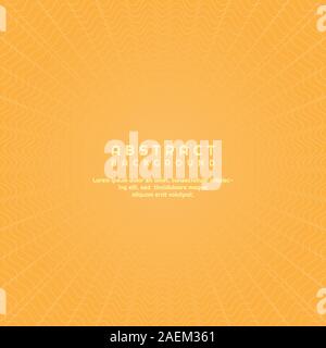 Modern art web design net idea abstract style yellow color pattern line. vector illustration Stock Vector