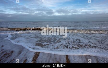Dunwich Beach on a fine winters day Stock Photo