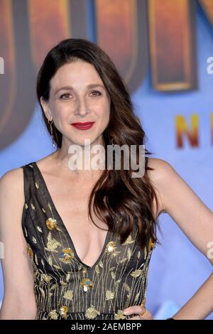 Marin Hinkle at the world premiere of "Jumanji: The Next Level'" held