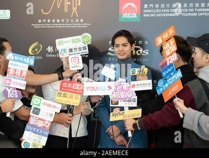 MACAO,MACAO SAR,CHINA: NOVEMBER 10th 2019. The 4th International Film festival and Awards Macao 2019 ( IFFAM 2019). Japanese singer, dancer and actor, Stock Photo