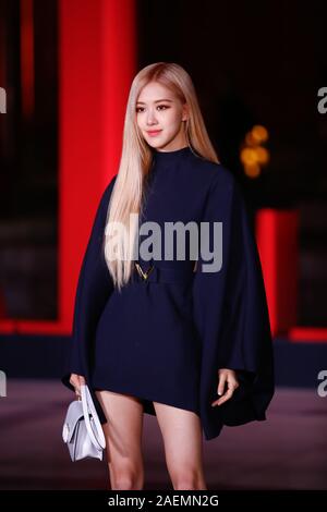 New Zealand singer currently based in South Korea Roseanne Park or Rose attends the Valentino Haute Couture Show in the Summer Palace in Beijing, Chin Stock Photo