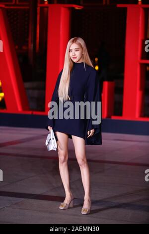 New Zealand singer currently based in South Korea Roseanne Park or Rose attends the Valentino Haute Couture Show in the Summer Palace in Beijing, Chin Stock Photo