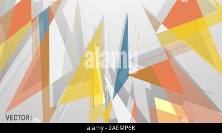 abstract vector background. polygonal space low poly background . Vector Illustration For Wallpaper, Banner, Background, Card, Book Illustration Stock Vector
