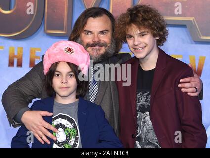 Hollywood, California, USA 9th December 2019 Actor Jack Black and son  Samuel Jason Black attend Sony Pictures Presents The World Premiere of  'Jumanji: The Next Level' on December 9, 2019 at TCL