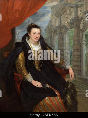 Sir Anthony van Dyck, Isabella Brant, 1621, Sir Anthony van Dyck (Flemish, 1599 - 1641), Isabella Brant, 1621, oil on canvas, Andrew W. Mellon Collection 1937.1.47 Stock Photo
