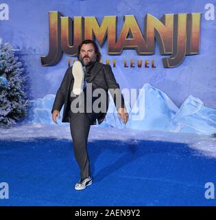 Los Angeles, USA. 9th Dec 2019. Cast member Jack Black attends the premiere of the motion picture comedy 'Jumanji: The Next Level' at the TCL Chinese Theatre in the Hollywood section of Los Angeles on Monday, December 9, 2019. Storyline: The gang is back but the game has changed. As they return to Jumanji to rescue one of their own, they discover that nothing is as they expect. Credit: UPI/Alamy Live News Stock Photo