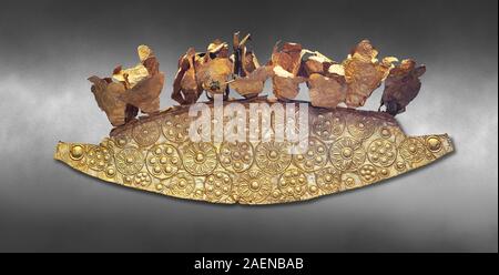 Mycenaean Gold diadem from Grave III, 'Grave of a Women', Grave Circle ...