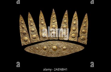 Mycenaean Gold diadem from Grave III, 'Grave of a Women', Grave Circle ...