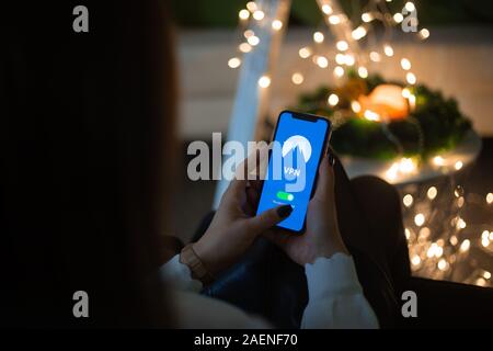 Virtual private network for Christmas Stock Photo