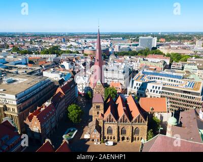 Church of Our Lady or Kirche Unser Lieben Frauen is a protestant church near the Market Square in Bremen, Germany Stock Photo