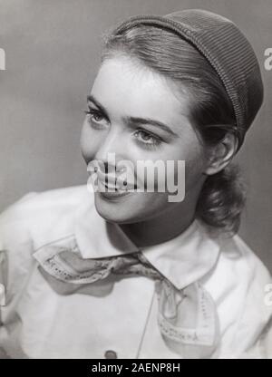 Ingeborg Schöner, deutsche Schauspielerin, Deutschland um 1955. German actress Ingeborg Schoener, Germany around 1955. Stock Photo