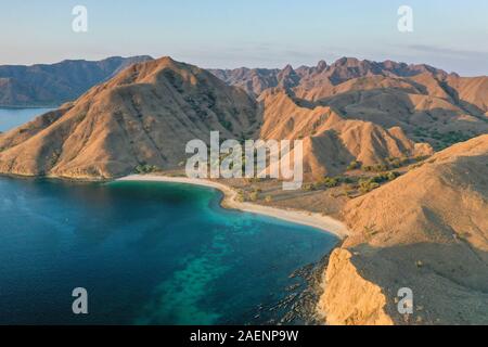 Pink Beach, Komodo National Park, Indonesia. Stock Photo