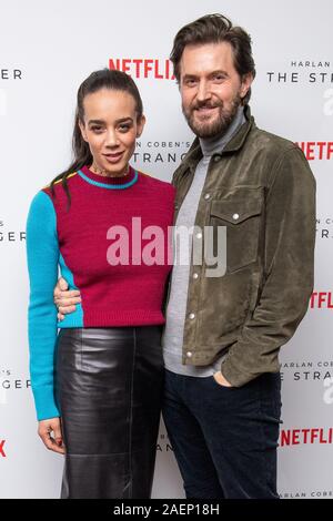 Richard Armitage and Dervla Kirwan attending The Stranger - Netflix Original Press Screening, The Soho Hotel, London. Stock Photo