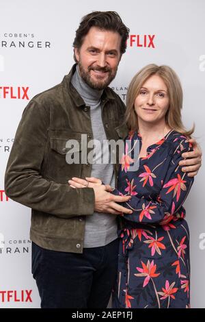 Richard Armitage and Dervla Kirwan attending The Stranger - Netflix Original Press Screening, The Soho Hotel, London. Stock Photo