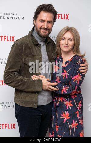 Richard Armitage and Dervla Kirwan attending The Stranger - Netflix Original Press Screening, The Soho Hotel, London. Stock Photo