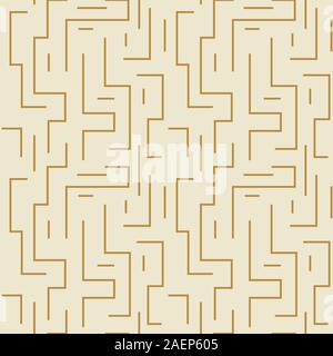 Abstract dash lines background seamless pattern vector. Stock Vector