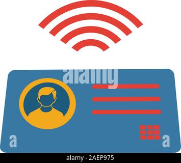 Digital smart key icon simple vector. Activate access. Transport ...