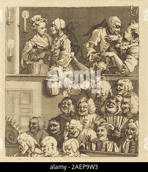 William Hogarth, The Laughing Audience, 1733, The Laughing Audience; 1733 date