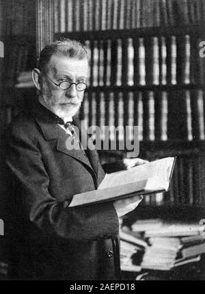 PAUL EHRLICH (1854-1915) German physician and scientist Stock Photo