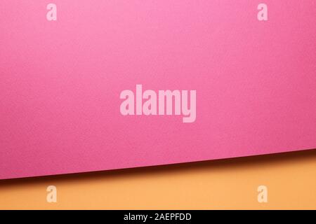 Pink and orange paper background Stock Photo