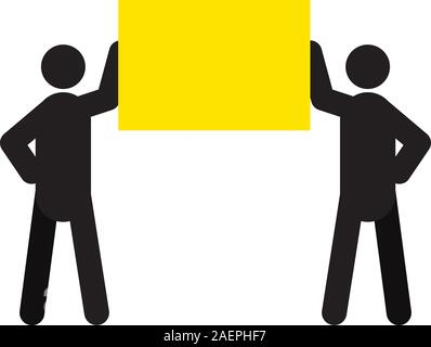 Icon of two men holding hands. Gay couple concept. Vector illustration ...