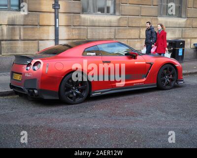 A Nissan GT-R car modified by Kream Developments Stock Photo