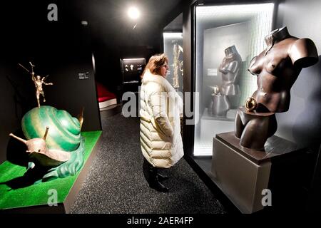 Prague, Czech Republic. 10th Dec, 2019. The Enigma Salvador Dali Museum in Prague, which will open to public on December 12, was presented to journalists on Wednesday, December 10, 2019. Credit: Vit Simanek/CTK Photo/Alamy Live News Stock Photo