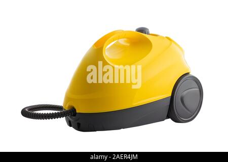 Cleaning jet steam cleaner machine isolated on white background. Stock Photo