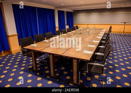 Conference room and conference table Stock Photo