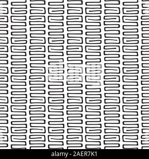 Seamless hand drawn pattern, vector illustration. Abstract geometric vector pattern. Stock Vector
