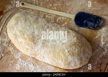 process of making homemade fresh pasta Stock Photo
