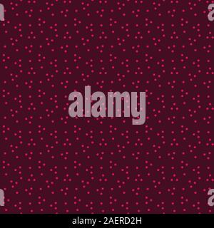 Geometric random circles dot seamless pattern background. Dark and light pink. Fabric, backgrounds, wallpaper, cover and surface design. Stock Vector