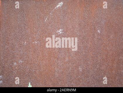 High resolution rusty metal texture. Red seamless background for designer. Painted wall for graphic design, pattern, print job. Old, rough, metal Stock Photo