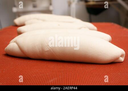 Bread dough before it starts to ferment Stock Photo