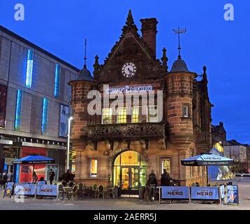 Caffe Nero,St Enoch,St Enochs,historic,subway building,Glasgow,Scotland,UK, G1 4BW Stock Photo