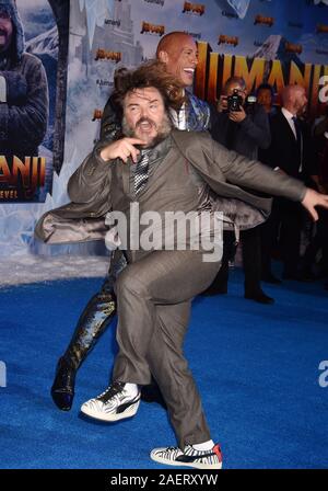 Hollywood, California, USA 9th December 2019 Actor Jack Black and son  Samuel Jason Black attend Sony Pictures Presents The World Premiere of  'Jumanji: The Next Level' on December 9, 2019 at TCL