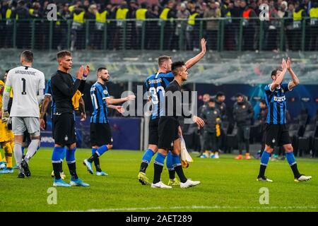 Milano, Italy. 10th Dec, 2019. milan skriniar (inter) during Tournament Round - Inter vs Barcelona, Soccer Champions League Men Championship in Milano, Italy, December 10 2019 Credit: Independent Photo Agency/Alamy Live News Stock Photo