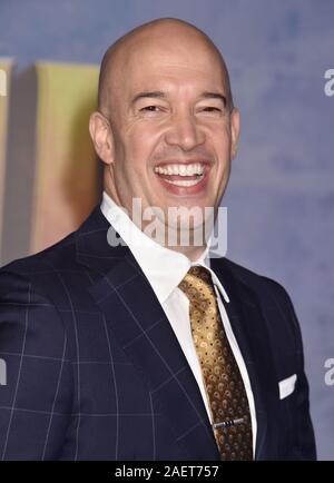 HOLLYWOOD, CA - DECEMBER 09: Hiram Garcia attends the premiere of Sony Pictures' 'Jumanji: The Next Level' at the TCL Chinese Theatre on December 09, 2019 in Hollywood, California. Stock Photo