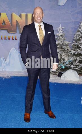 HOLLYWOOD, CA - DECEMBER 09: Hiram Garcia attends the premiere of Sony Pictures' 'Jumanji: The Next Level' at the TCL Chinese Theatre on December 09, 2019 in Hollywood, California. Stock Photo