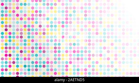 abstract vector background. colorful Random Dots .design circle .Vector Illustration For Wallpaper, Banner, Background, Card, Landing Page etc. Stock Vector