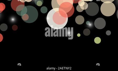 abstract vector background.blue Circle Dot Unique isolated black Background . Vector Illustration For Wallpaper, Banner, Background, Card, Landing Stock Vector