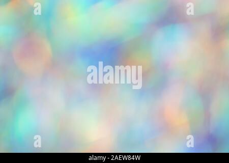 Blurred holographic background in neon colors. Stock Photo