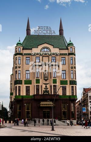 Hotel Moskva in Belgrade, Serbia Stock Photo