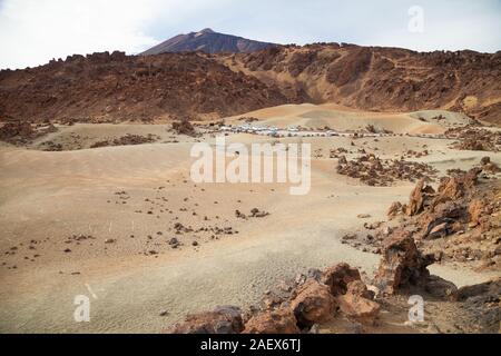 Lava rocks and pumice field at the Minas de San Jose, UNESCO World Heritage Site, Teide National Park, Tenerife, Canary Islands Stock Photo