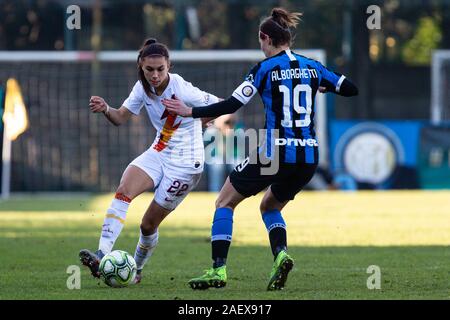 agnese bonfantini (roma) during Inter Women vs AS Roma, Milano, Italy, 08 Dec 2019, Soccer Italian Soccer Serie A Women Championship Stock Photo