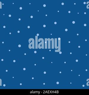 Blue background with snowflakes, winter wallpaper. Suitable as gift wrapping, christmas background. Happy concept Stock Photo